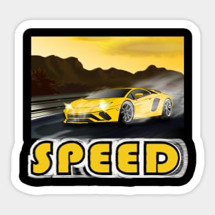 Speed Car Sticker